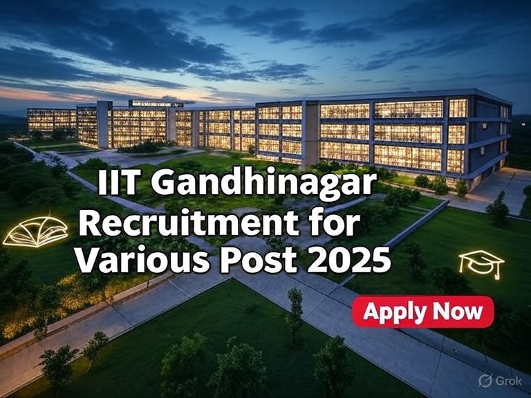 IIT Gandhinagar Recruitment for Various Post 2025